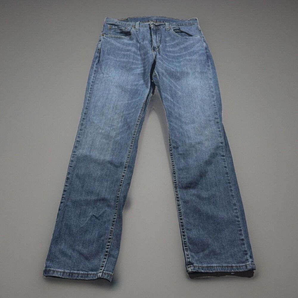 Leviβs 559 Relaxed Straight Jeans Menβs 32x32 Med Wash Stretch Roomy Casual